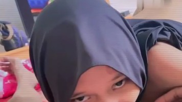 Full Durasi Cewek Jilbab yang Dulu Viral Hisap Punya Om